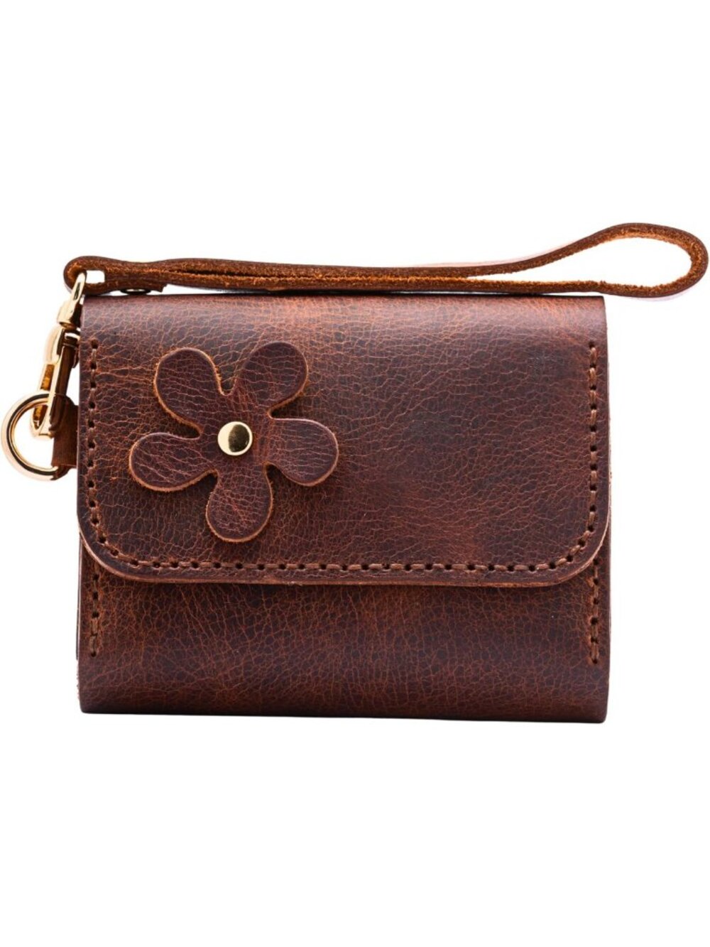 Handmade Genuine Leather Wallet for Women | Cute Zipper Coin Purse & Card Holder